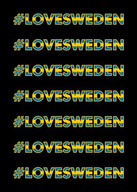 Love Sweden Hashtag