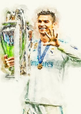 Cristiano Ronaldo Painting