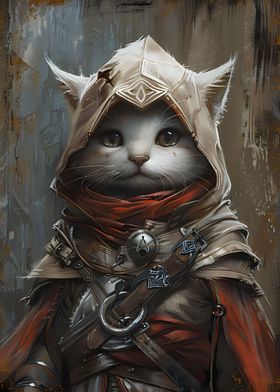 Cute Warrior Cat