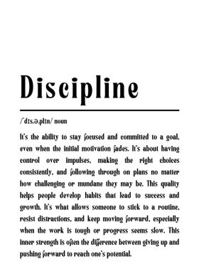 Discipline