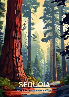 Sequoia National Park Poster