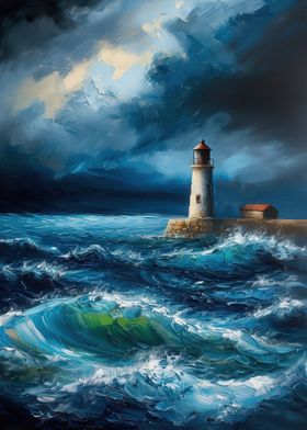 Lighthouse Painting