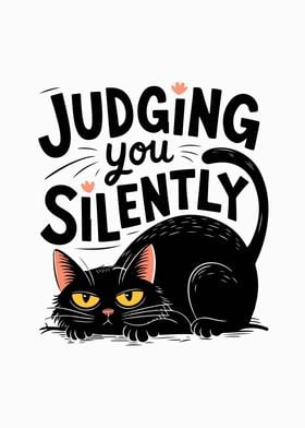 Cat Judging Silently