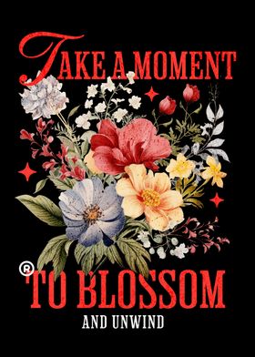 Floral Blossom Quote