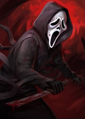 Ghostface Horror Art