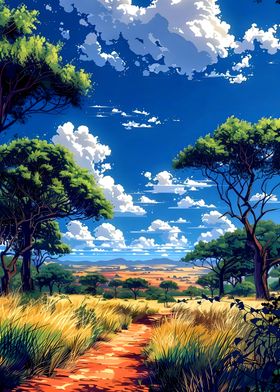 African Savanna Path