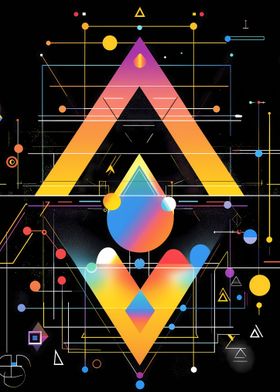 Abstract Geometric Art