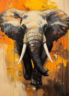 Elephant Wall Art Print