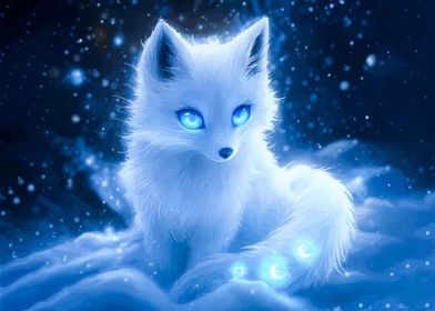 Cute Fox Snow