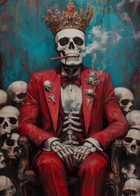 Skeleton King in Red Suit