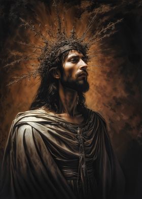 Jesus with Thorn Crown