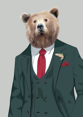 Bear in a Suit