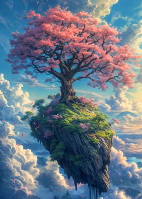 Lonely Sakura Tree