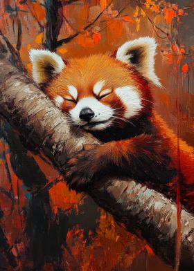 Dreaming Red Panda