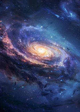 Spiral Galaxy Artwork