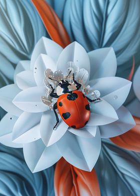 Ladybug on Flower