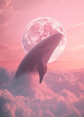 Whale In The Pink Sky