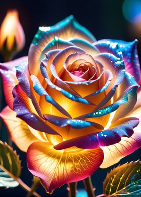 Rainbow Rose