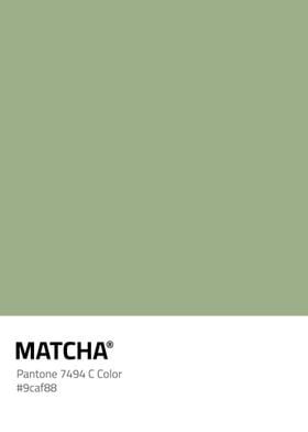 PANTONE MATCHA