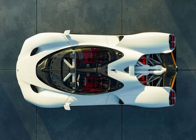 Nilu Hypercar Bird View