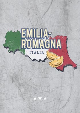 Emilia Romagna Italy Map