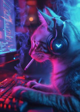 Gaming Cat