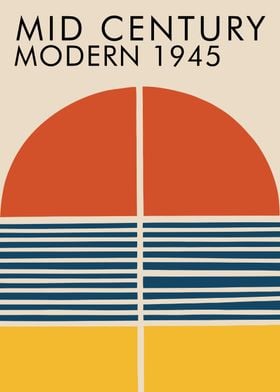 Mid Century Modern Art Print