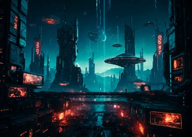 Cyberpunk Cityscape