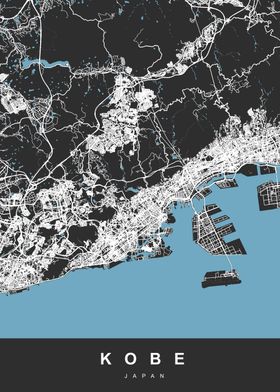 MAP KOBE JAPAN