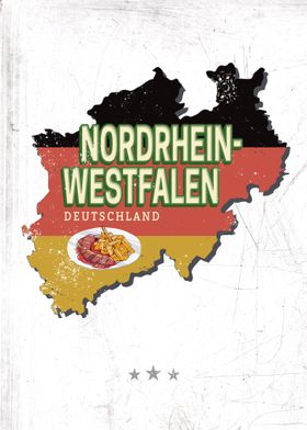 North Rhine Westphalia Map