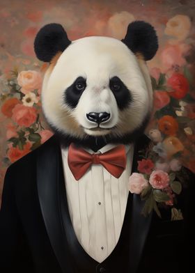 Panda in a Tuxedo