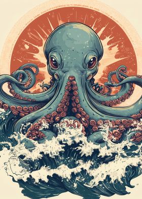 Octopus Rising