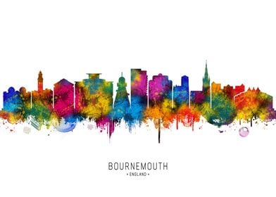 Bournemouth UK Skyline