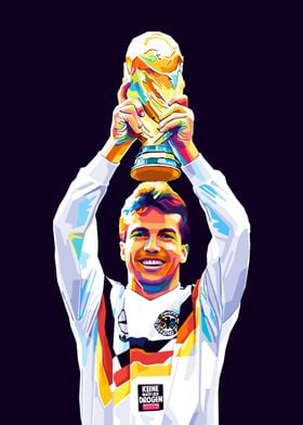 Lothar Matthäus Footballer Wpap Art