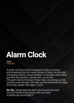 Alarm Clock Definition