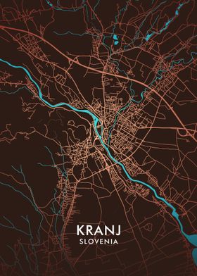 Kranj City Map