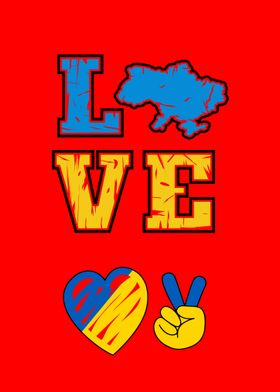 Love Ukraine Peace