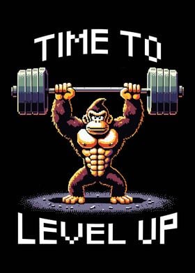 Time To Level Up Gym Gamer