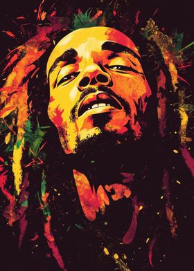 Bob Marley Portrait