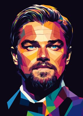 Leonardo DiCaprio Pop Art Portrait