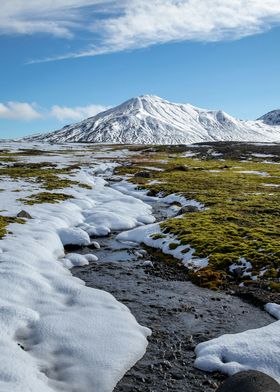 nature ice river