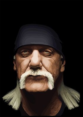 The Legend Hulk Hogan Portrait