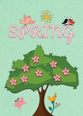 Springtime Illustration