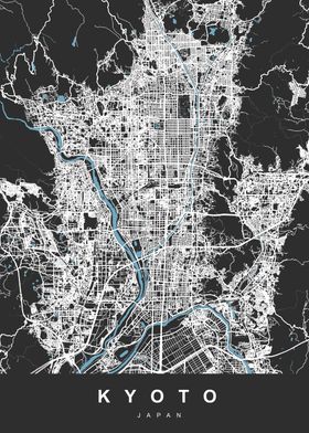 MAP KYOTO JAPAN