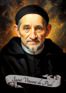 Saint Vincent de Paul Portrait