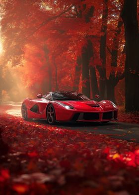 Ferrari LaFerrari in Autumn