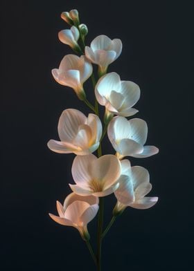 White Freesia Flowers