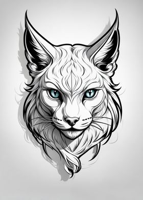 Lynx Head Tribal