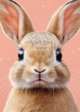 Cute Bunny Portrait