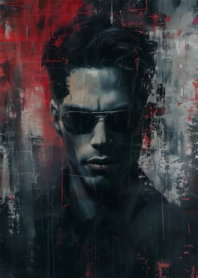 Man with Sunglasses Portrait